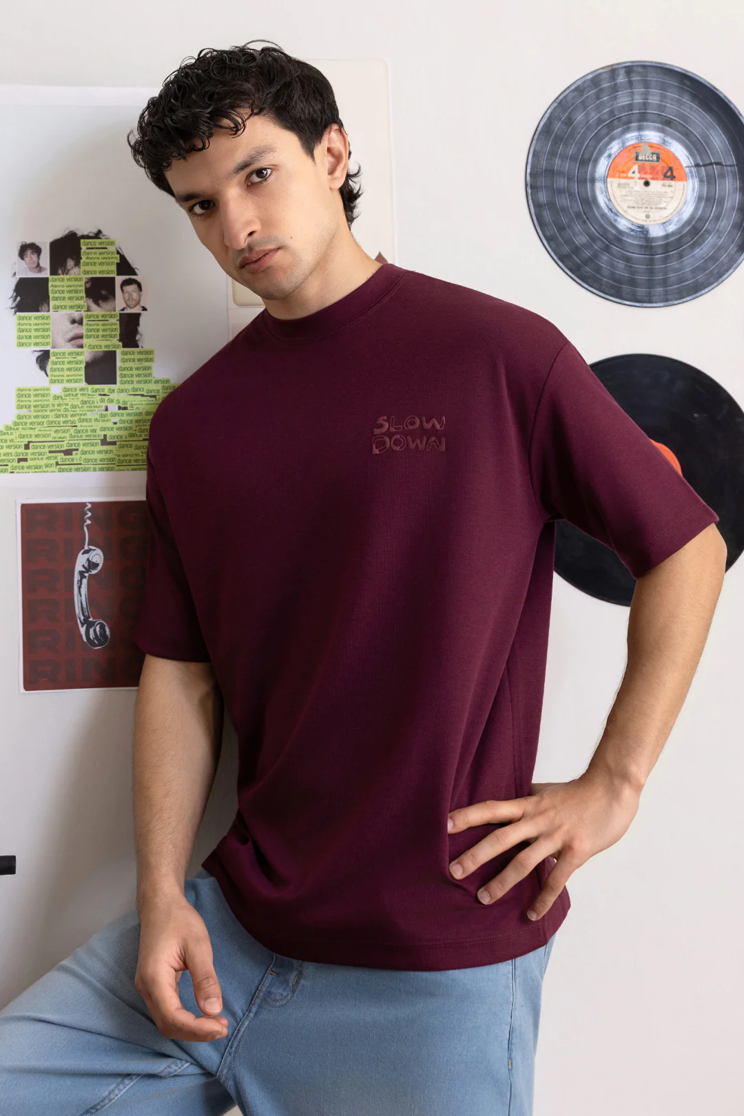 Oversized Graphic T-Shirt - D124 - Image 2