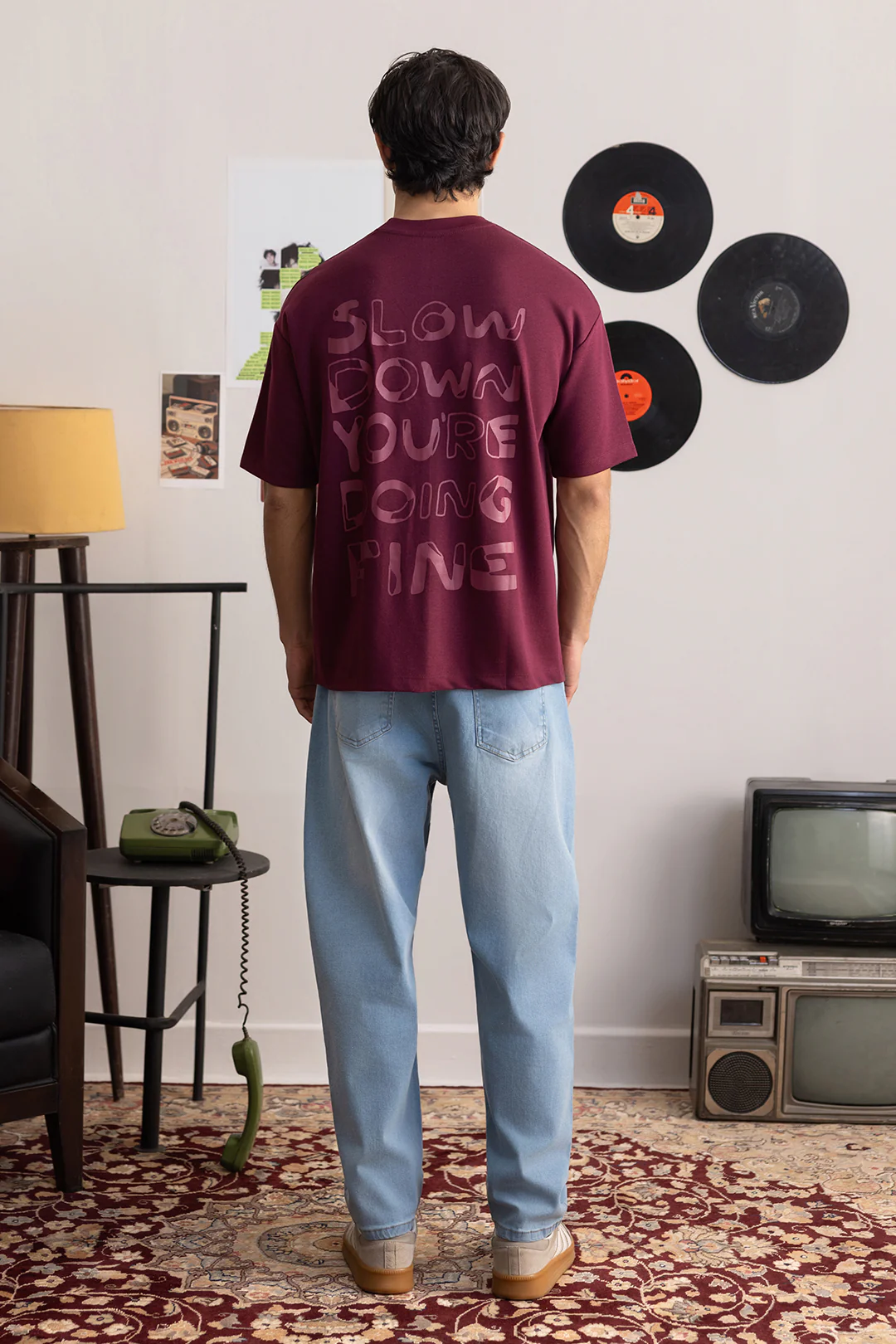 Oversized Graphic T-Shirt - D124 - Image 3
