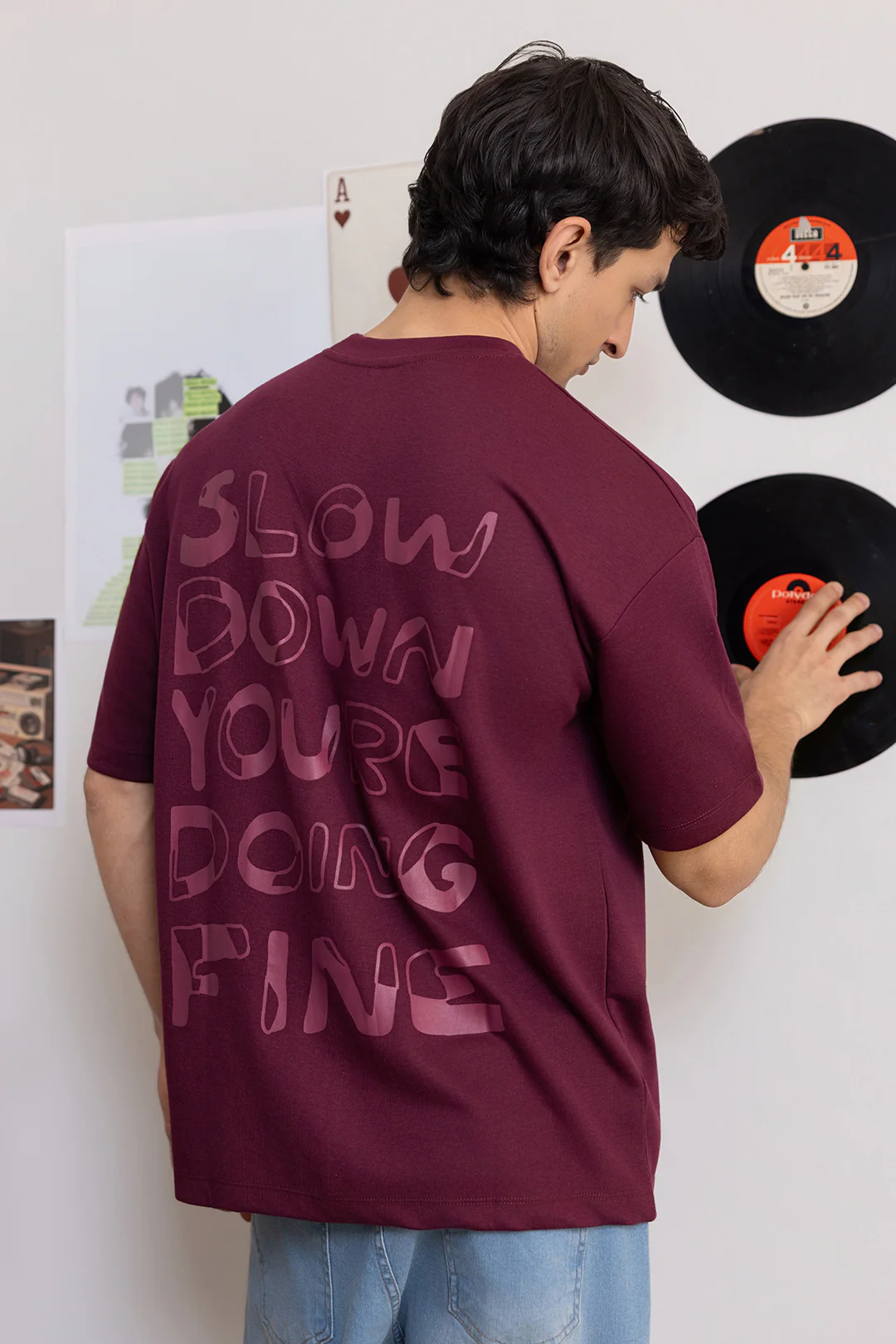 Oversized Graphic T-Shirt - D124 - Image 4