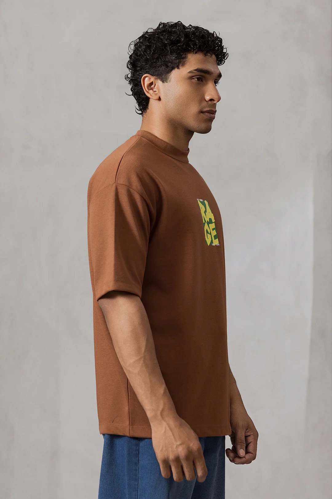 Oversized Graphic T-Shirt - D128 - Image 2
