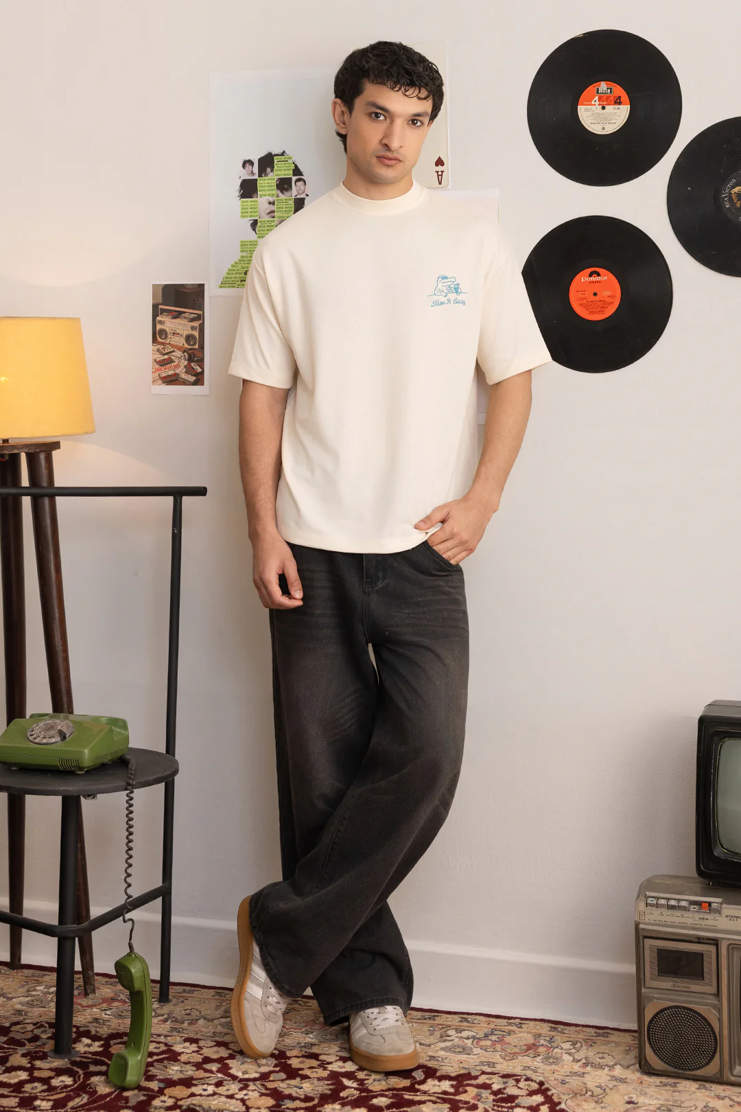 Oversized Graphic T-Shirt - D133 - Image 6