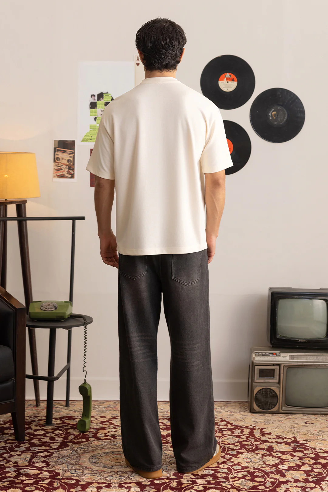 Oversized Graphic T-Shirt - D133 - Image 7