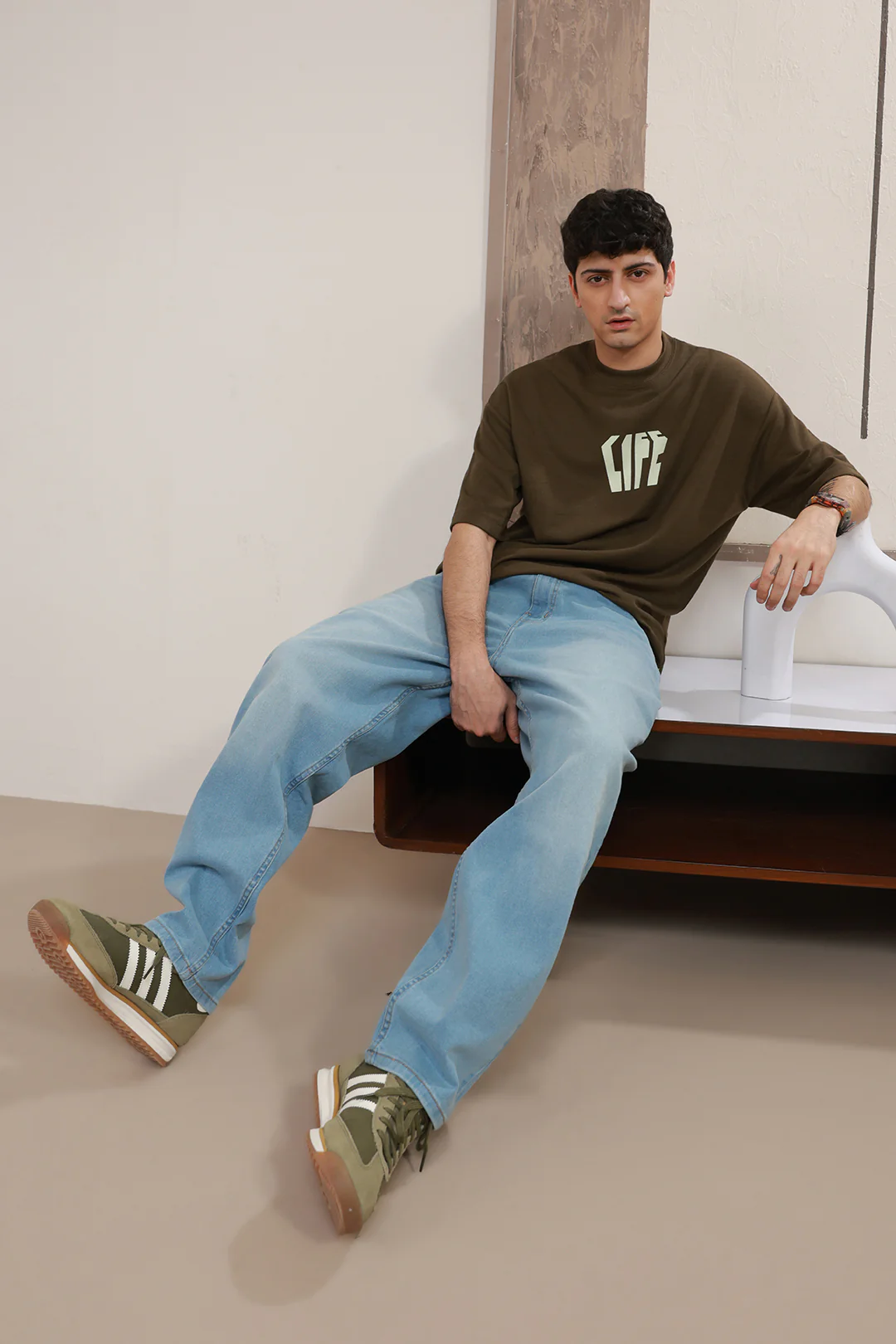 Oversized Graphic T-Shirt - D134 - Image 6