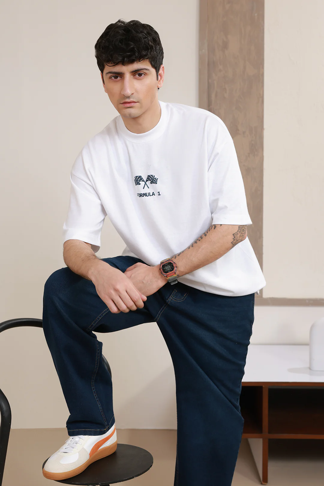 Oversized Graphic T-Shirt - D149 - Image 5