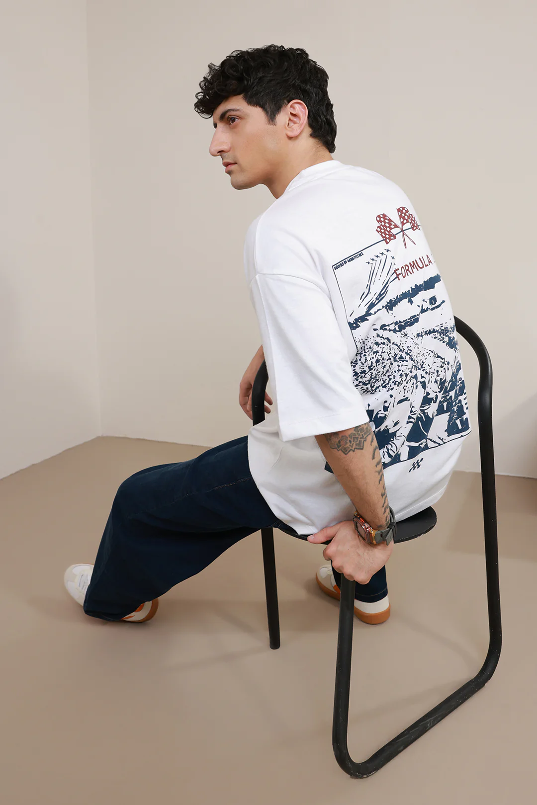 Oversized Graphic T-Shirt - D149 - Image 8
