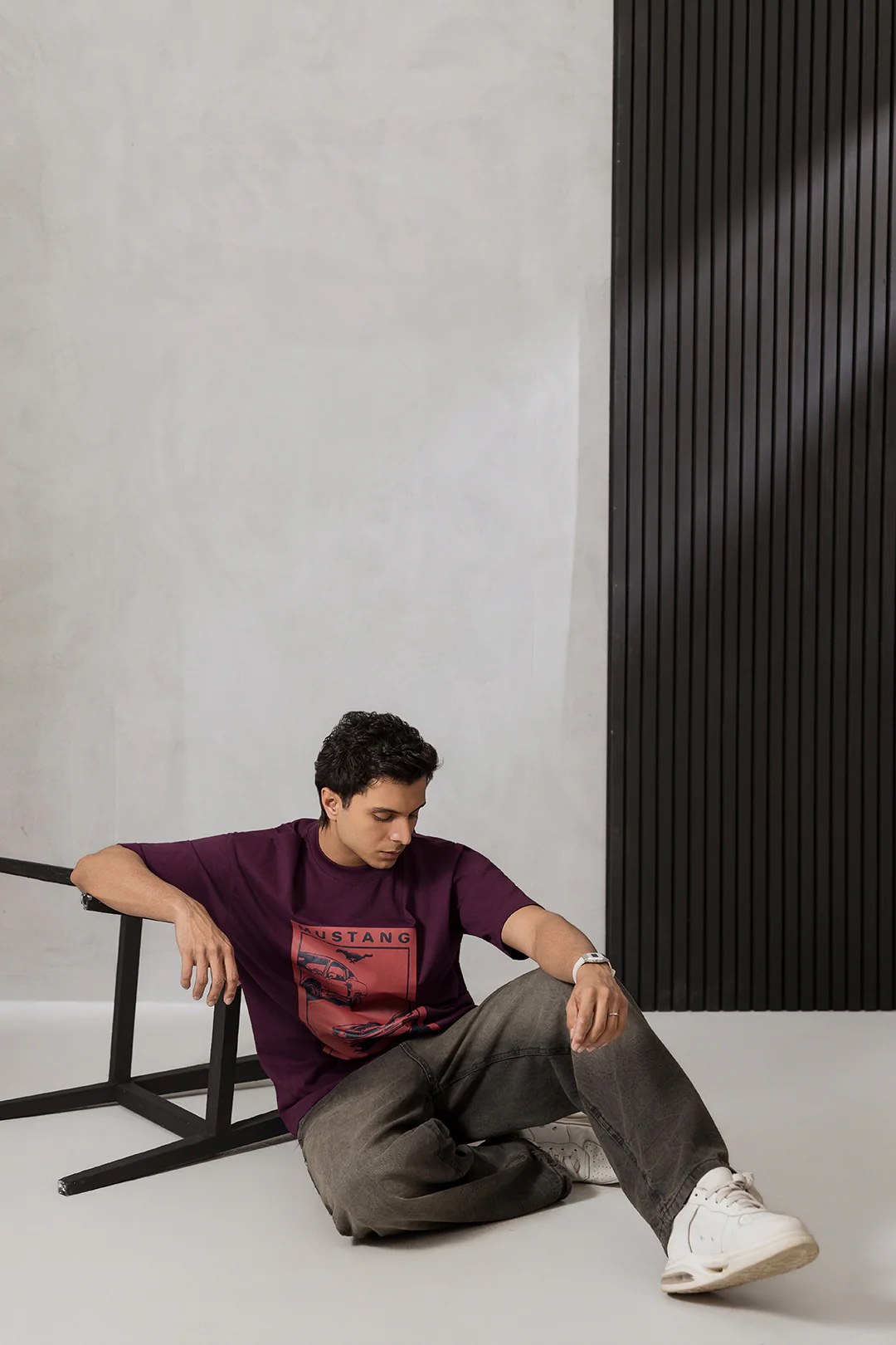 Oversized Graphic T-Shirt - D152 - Image 6