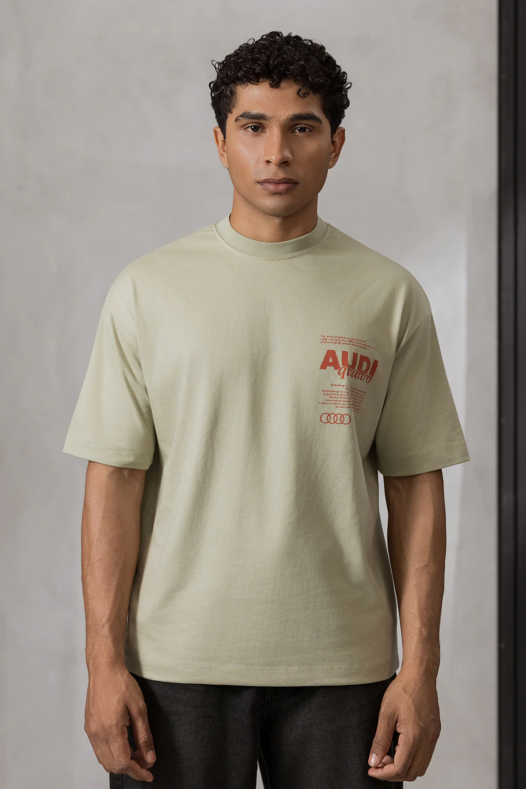 Oversized Graphic T-Shirt - D157 - Image 2