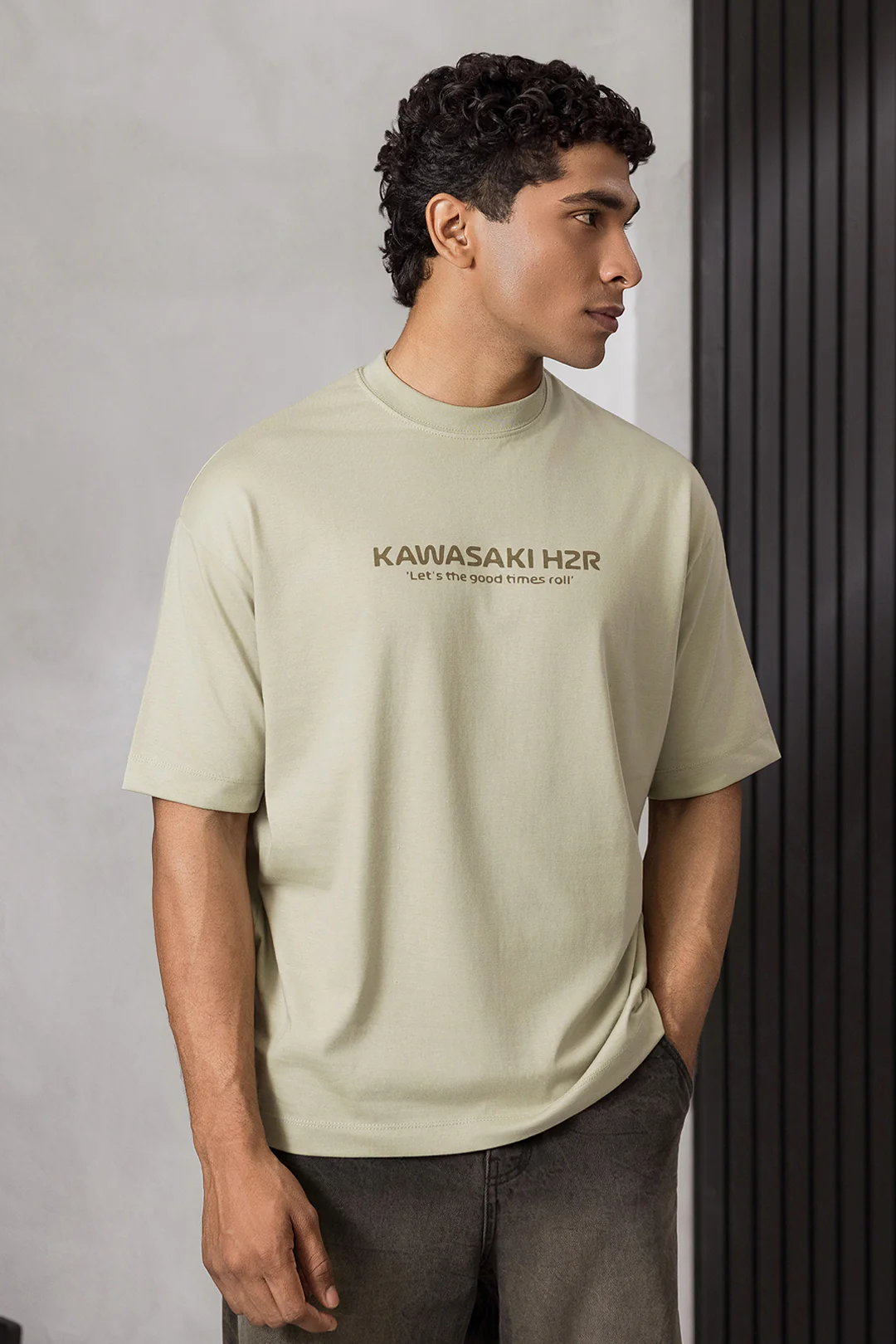 Oversized Graphic T-Shirt - D158 - Image 7