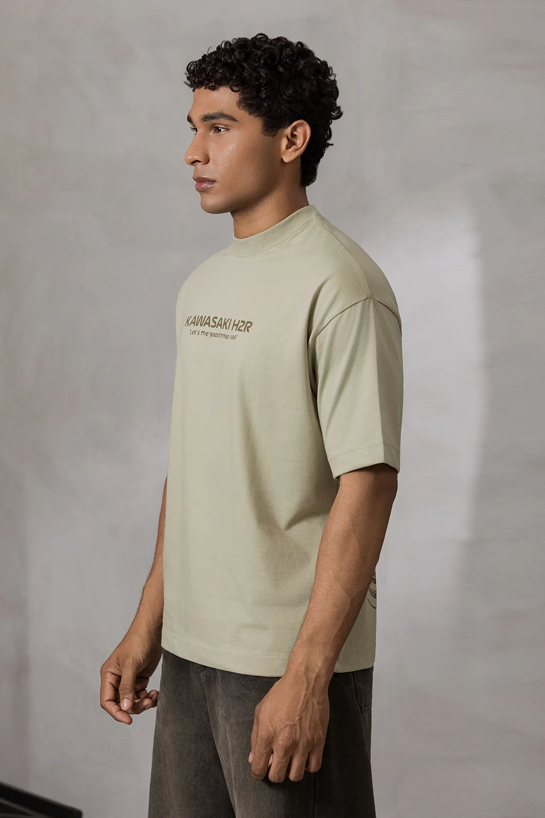 Oversized Graphic T-Shirt - D158 - Image 8