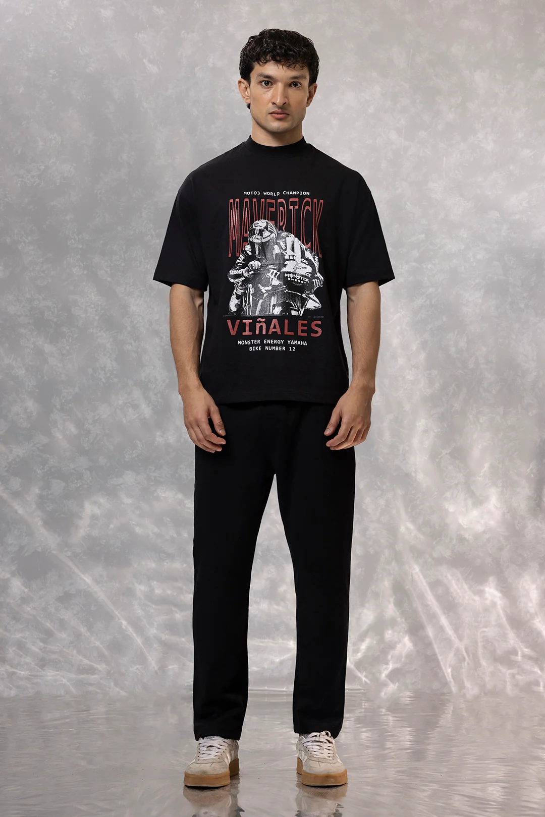 Oversized Graphic T-Shirt - D159 - Image 3