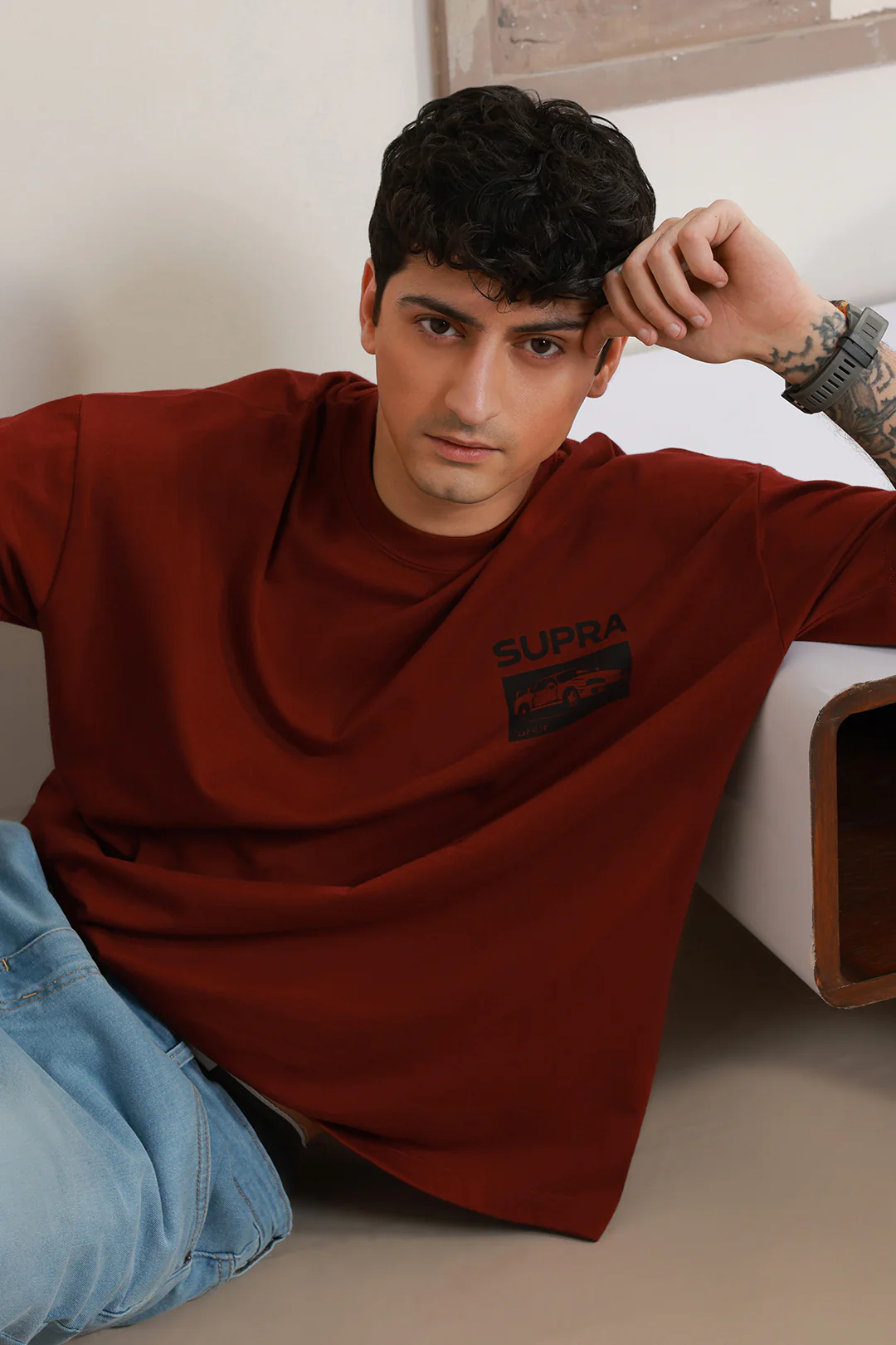 Oversized Graphic T-Shirt - D162 - Image 7