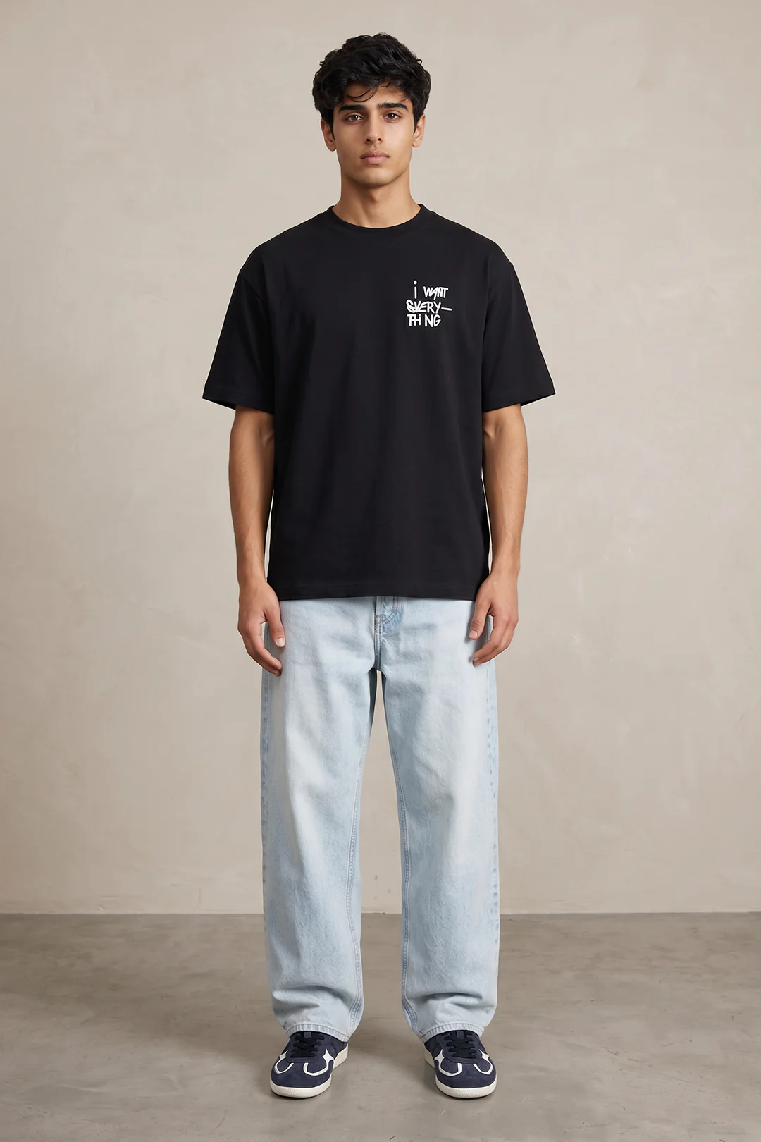 Oversized Graphic T-Shirt - D003 - Image 2
