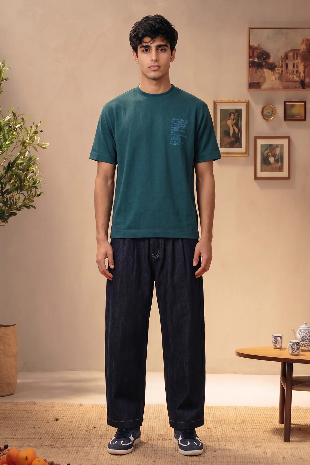 Oversized Graphic T-Shirt - D005 - Image 3