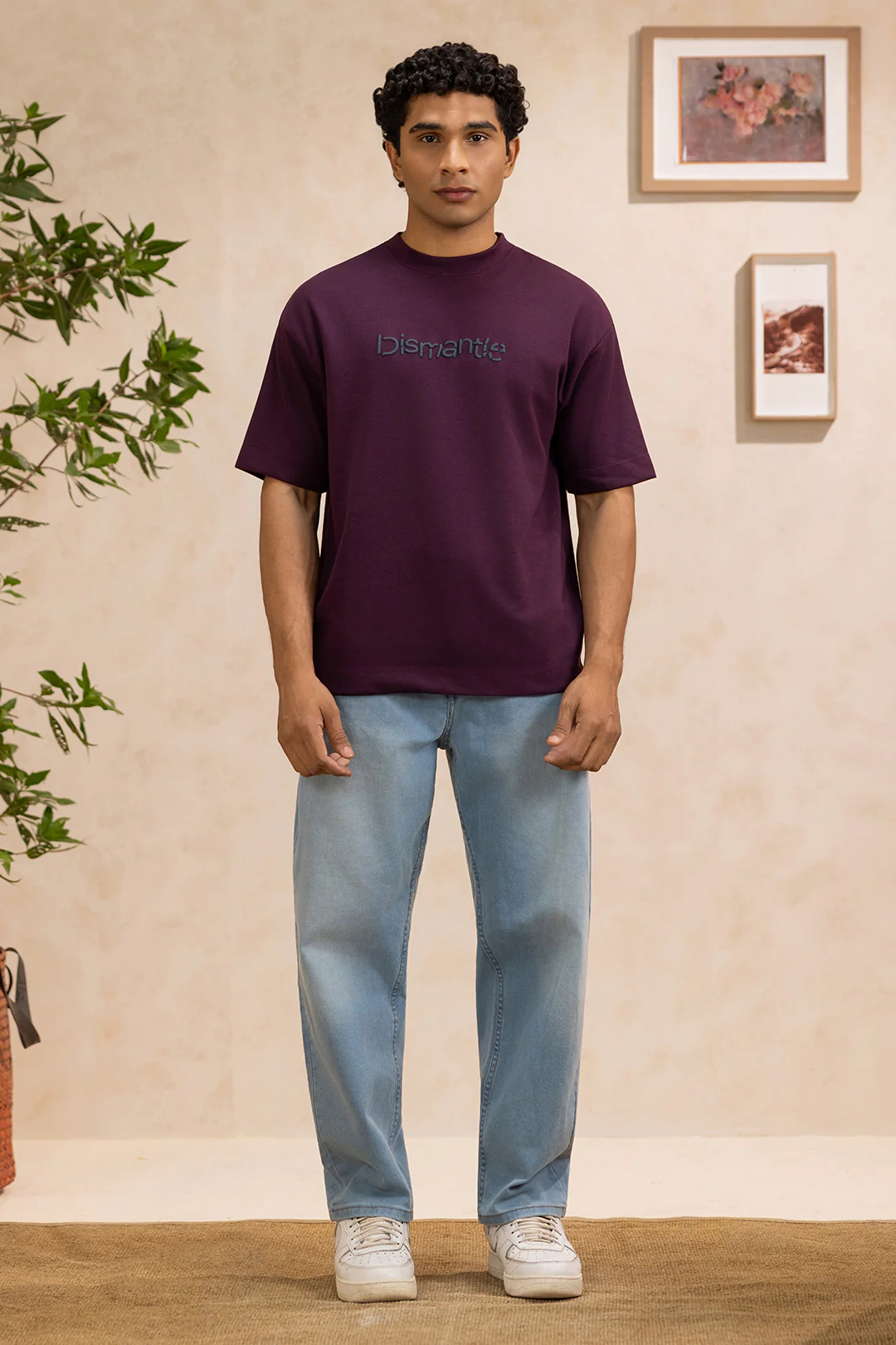 Oversized Graphic T-Shirt - D011 - Image 5