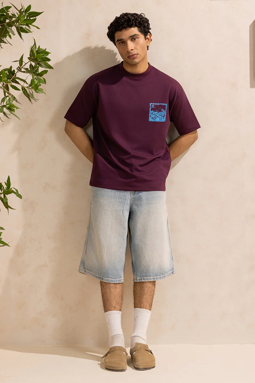 Oversized Graphic T-Shirt - D013 - Image 2