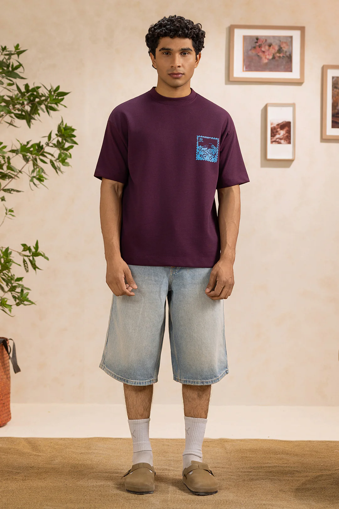Oversized Graphic T-Shirt - D013 - Image 5