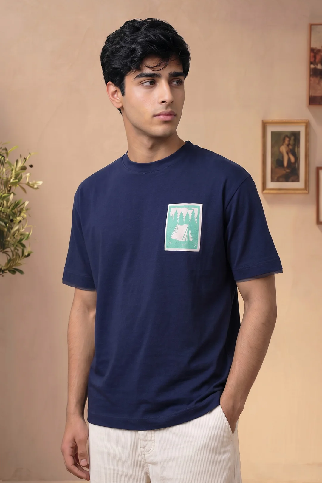 Oversized Graphic T-Shirt - D020
