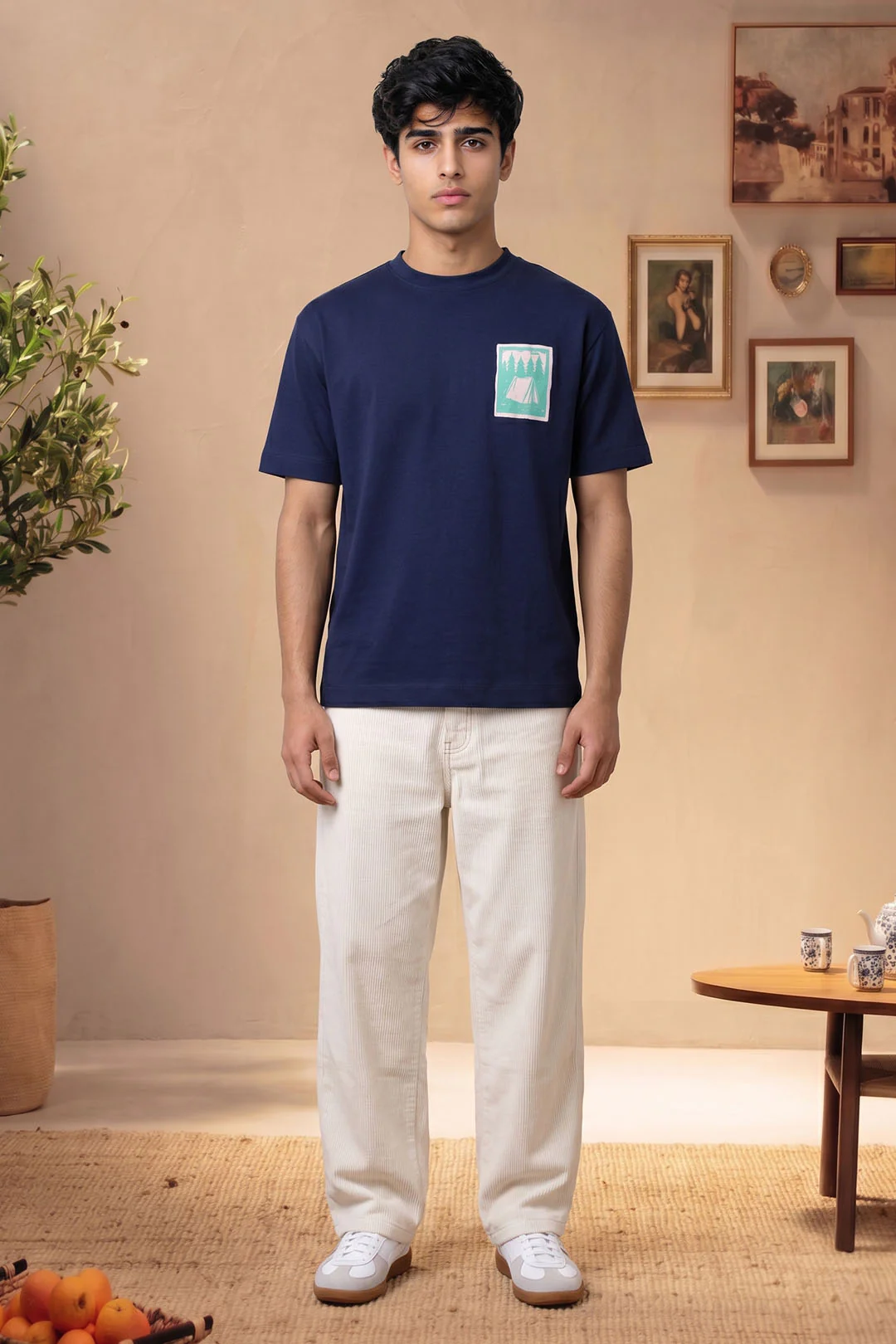 Oversized Graphic T-Shirt - D020 - Image 5