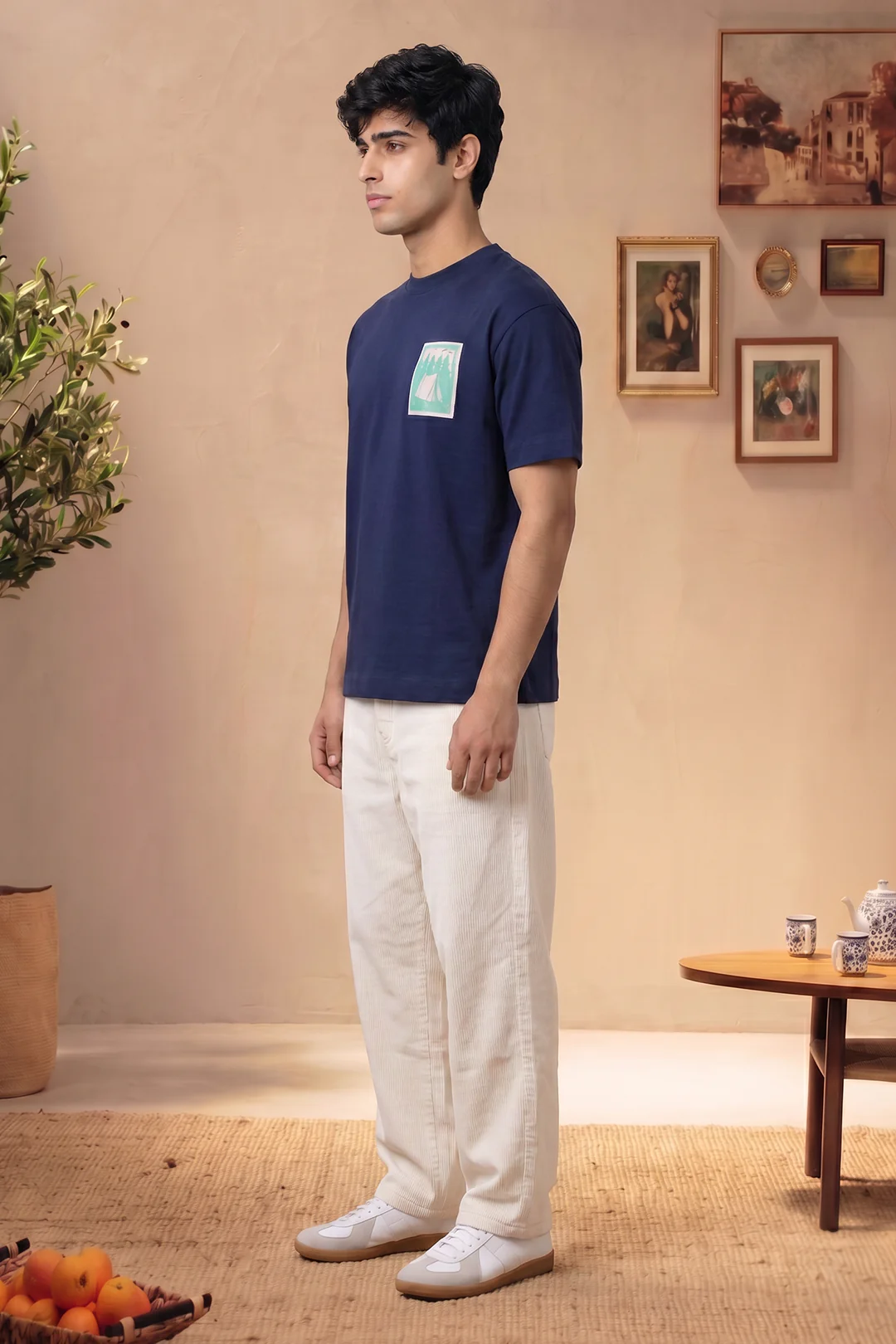 Oversized Graphic T-Shirt - D020 - Image 6