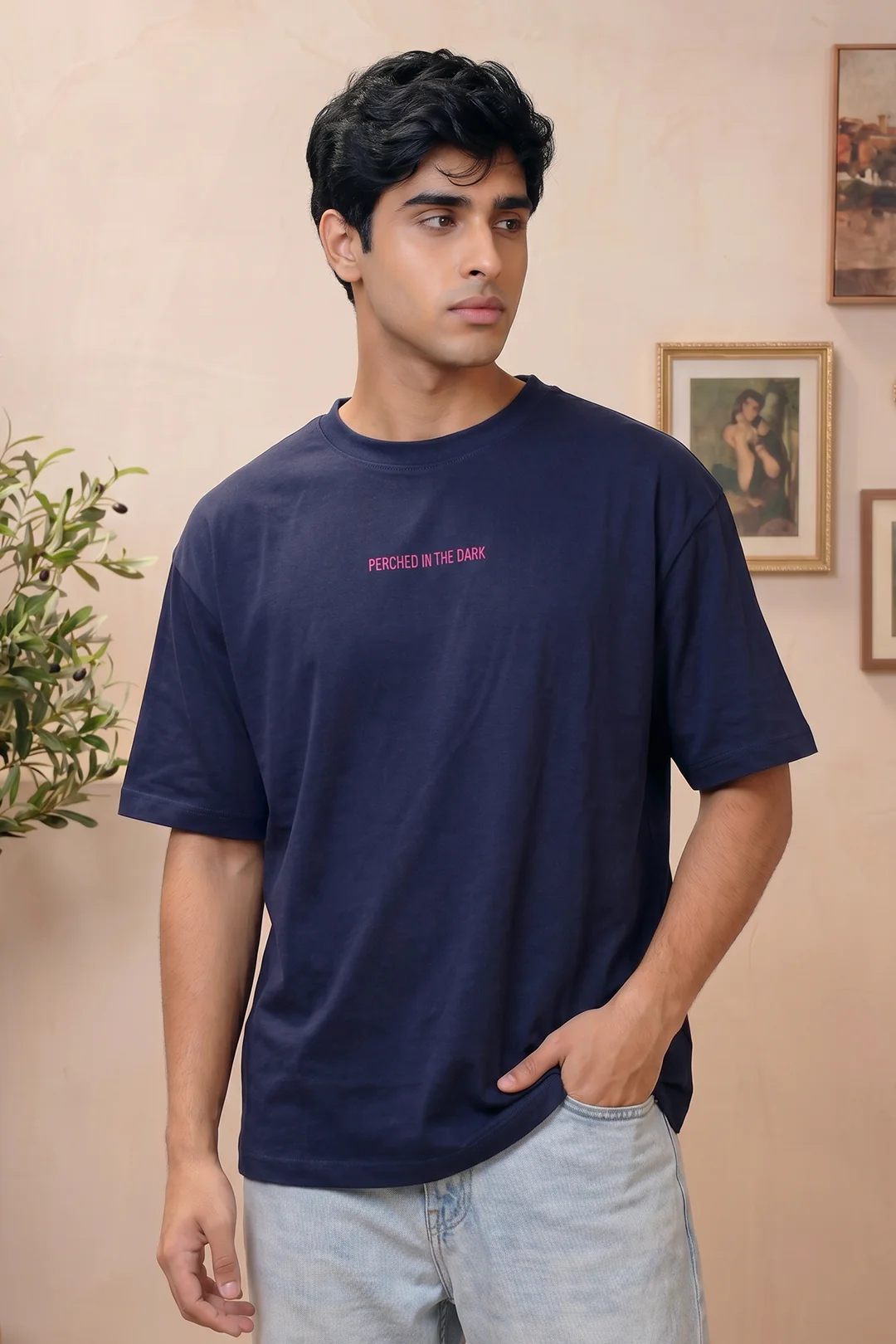 Oversized Graphic T-Shirt - D022 - Image 2