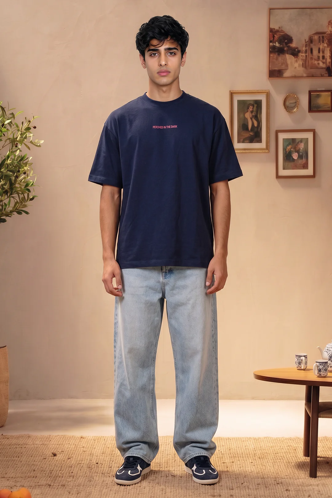 Oversized Graphic T-Shirt - D022 - Image 5
