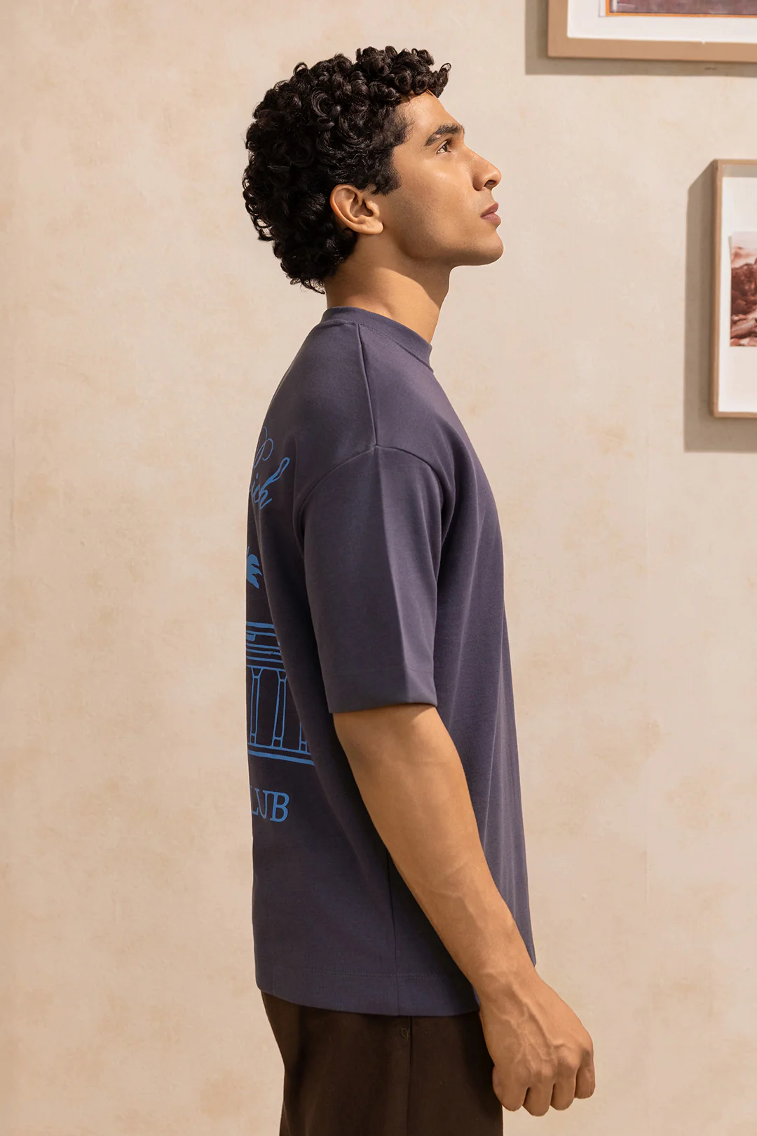 Oversized Graphic T-Shirt - D029 - Image 5