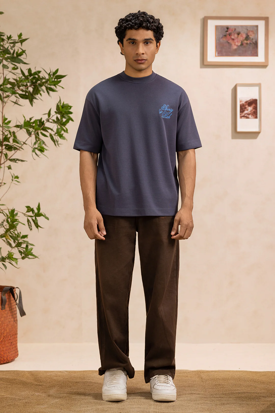 Oversized Graphic T-Shirt - D029 - Image 6