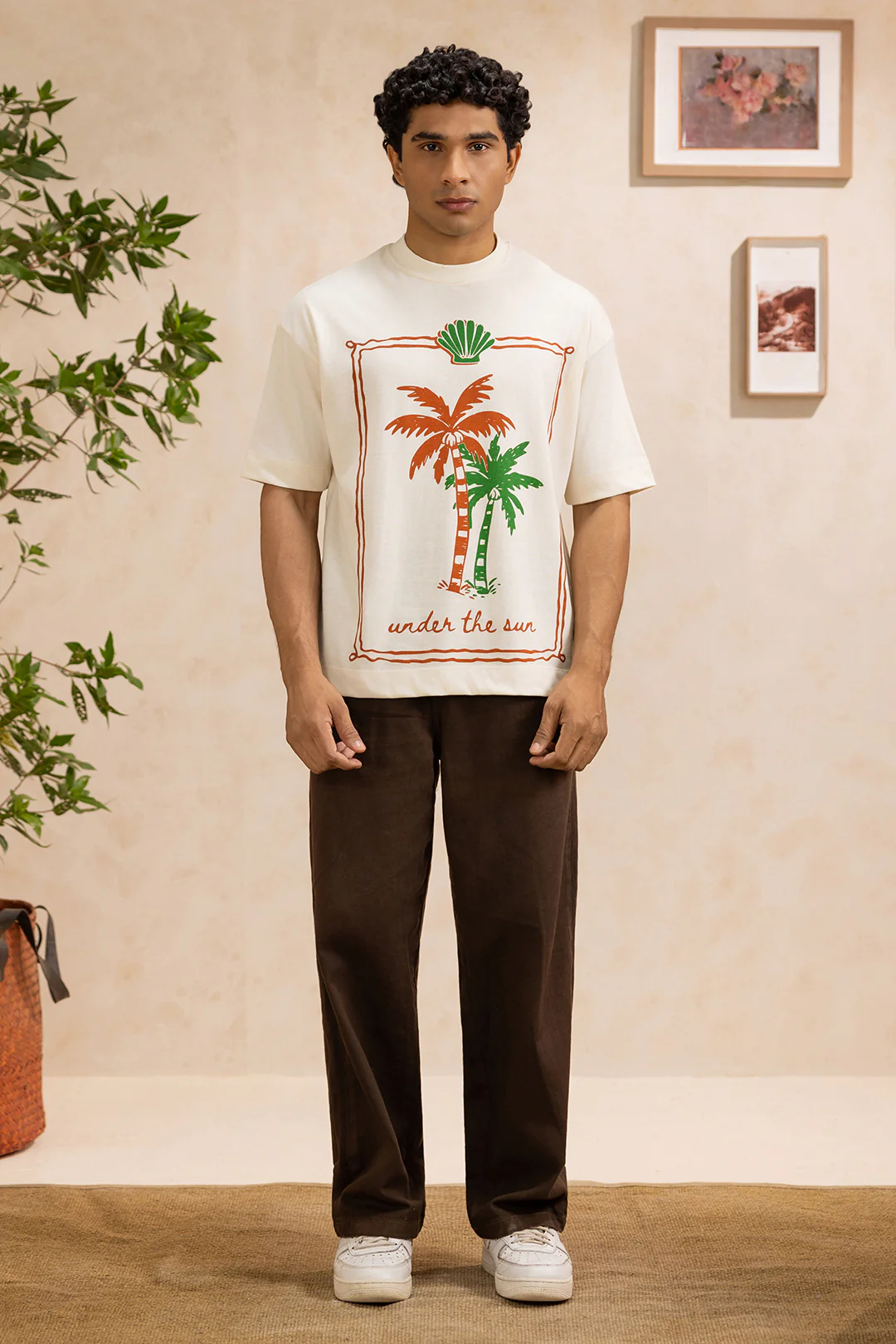 Oversized Graphic T-Shirt - D033 - Image 2