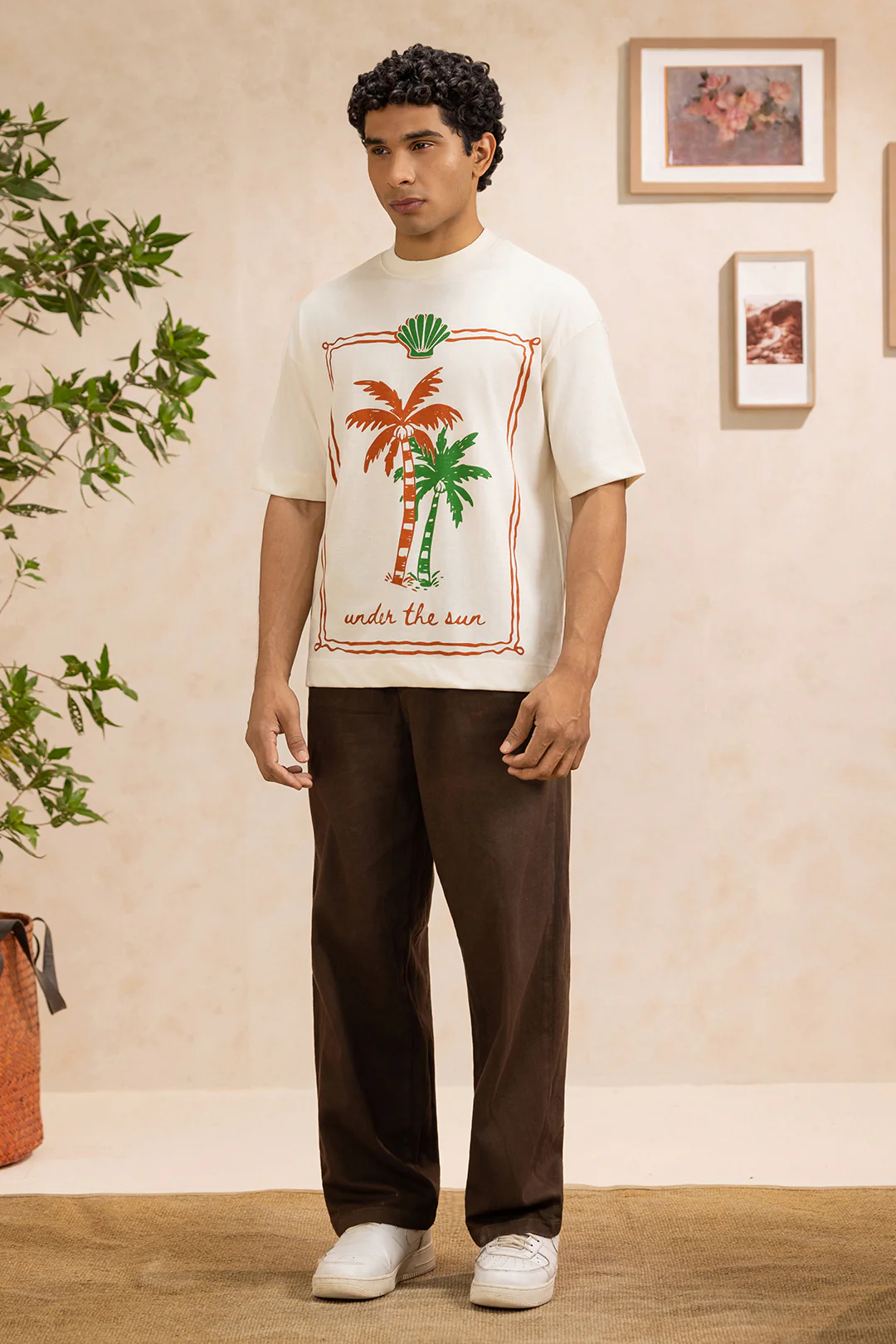 Oversized Graphic T-Shirt - D033 - Image 5