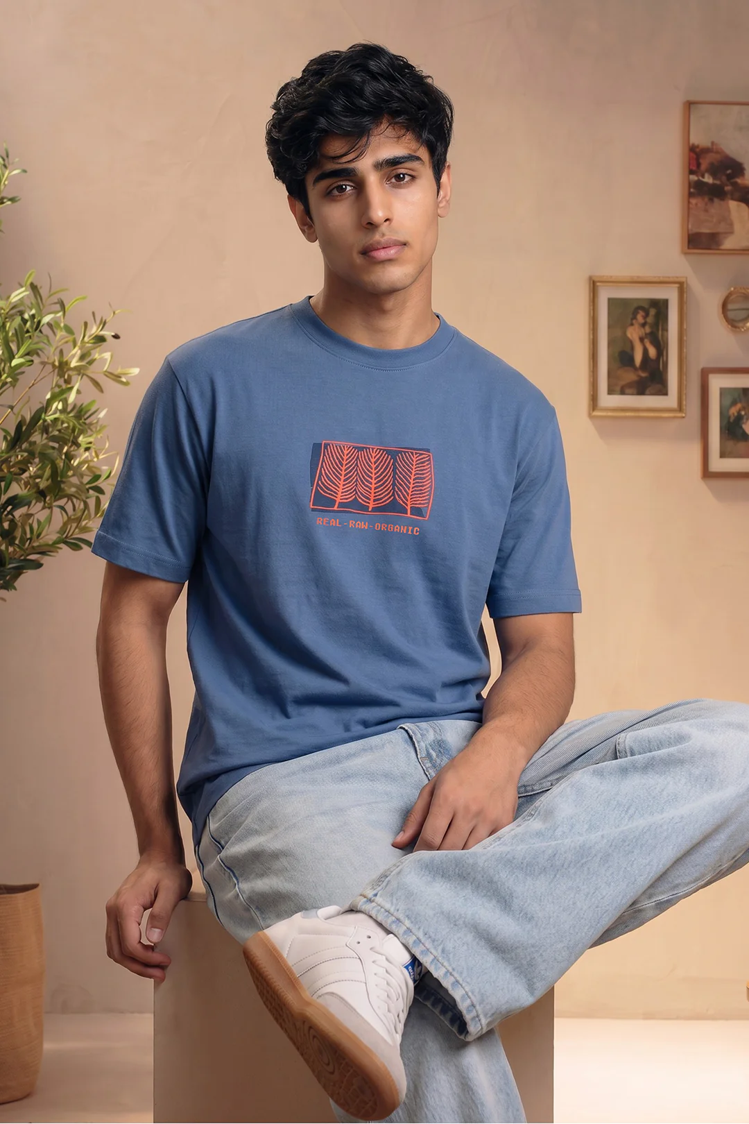 Oversized Graphic T-Shirt - D042 - Image 3