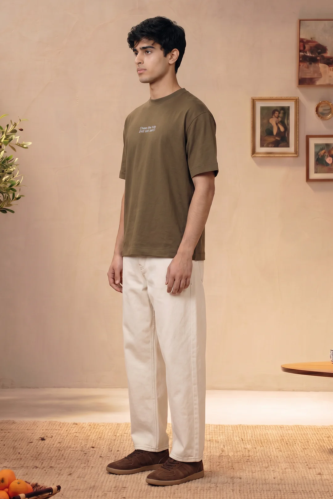 Oversized Graphic T-Shirt - D045 - Image 5
