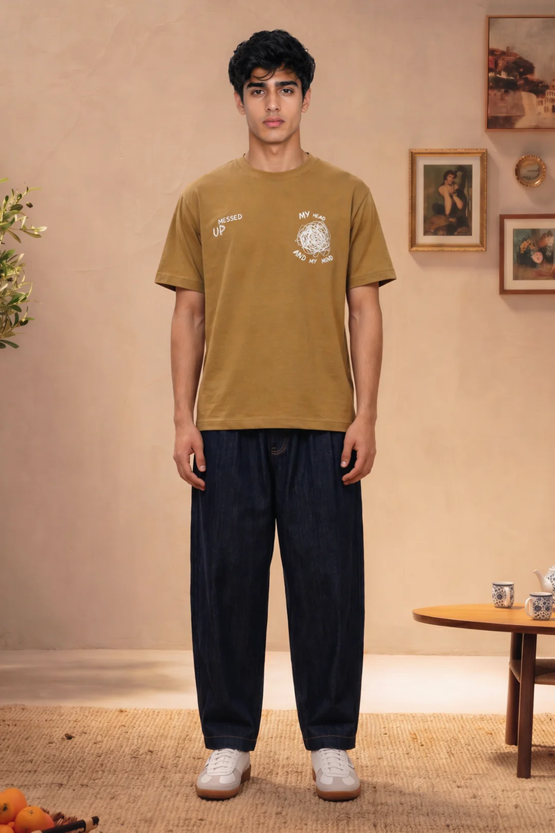 Oversized Graphic T-Shirt - D059 - Image 2