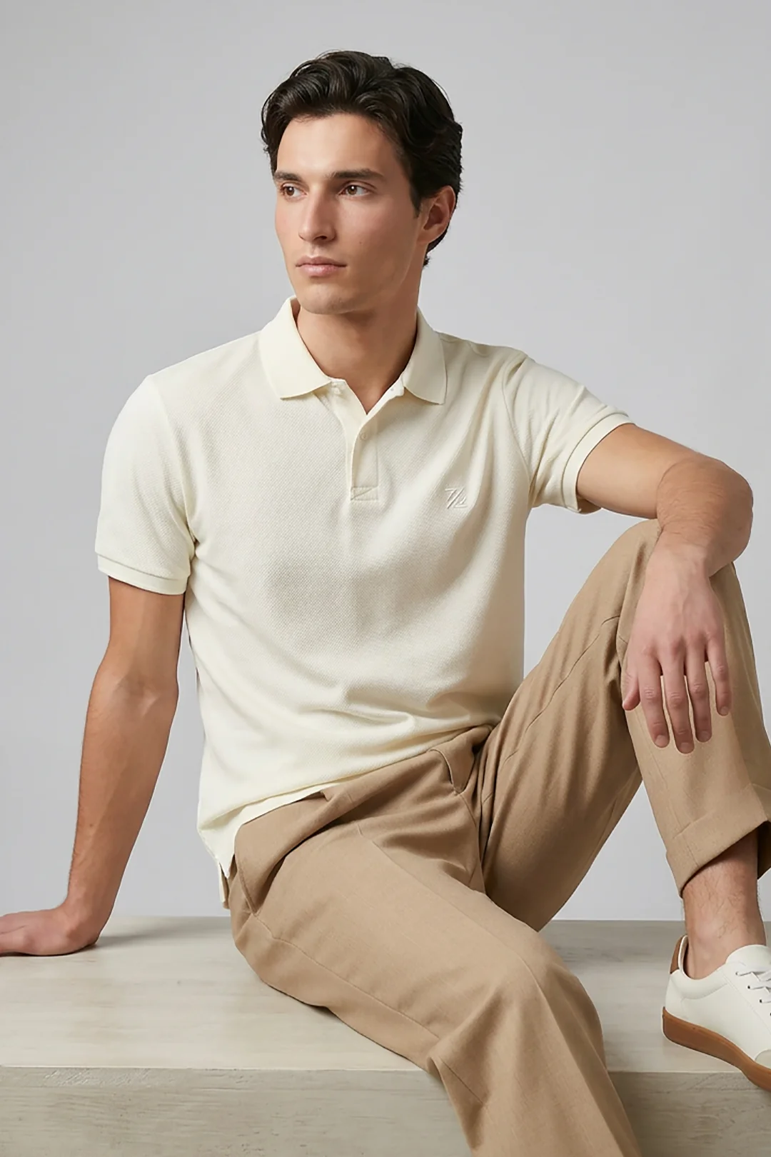Pop Corn Knit Polo - 5001 - Image 4