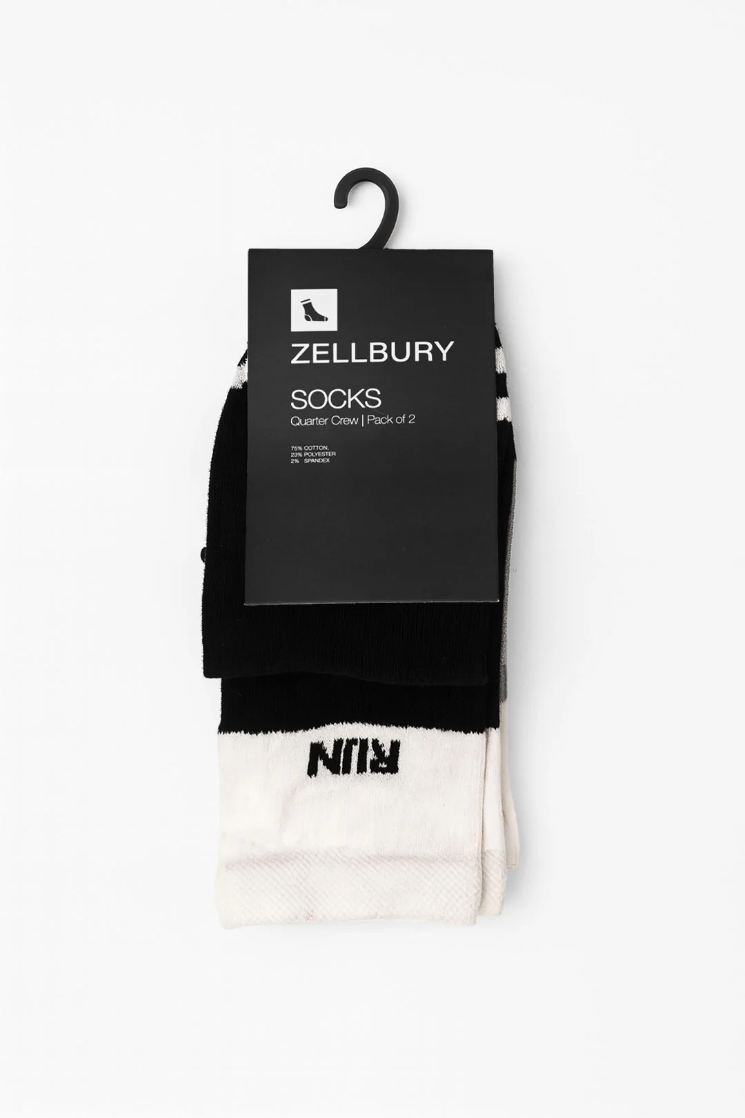 Quarter Crew Socks - C023 - Image 3