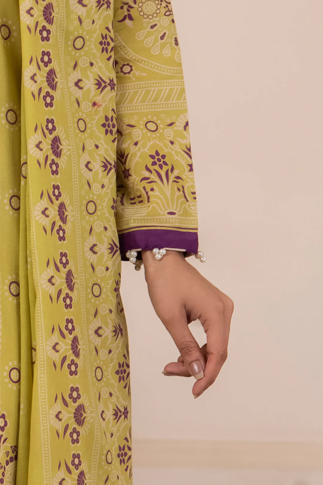 Embroidered Shirt Dupatta - 1032 - Image 4