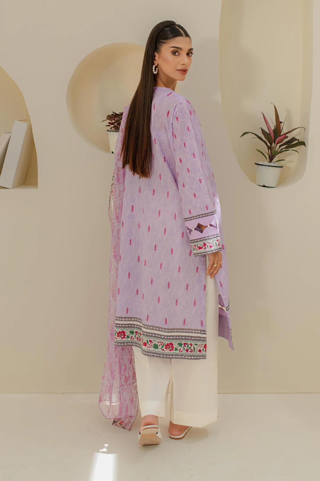 Embroidered Shirt Dupatta - 1659 - Image 6