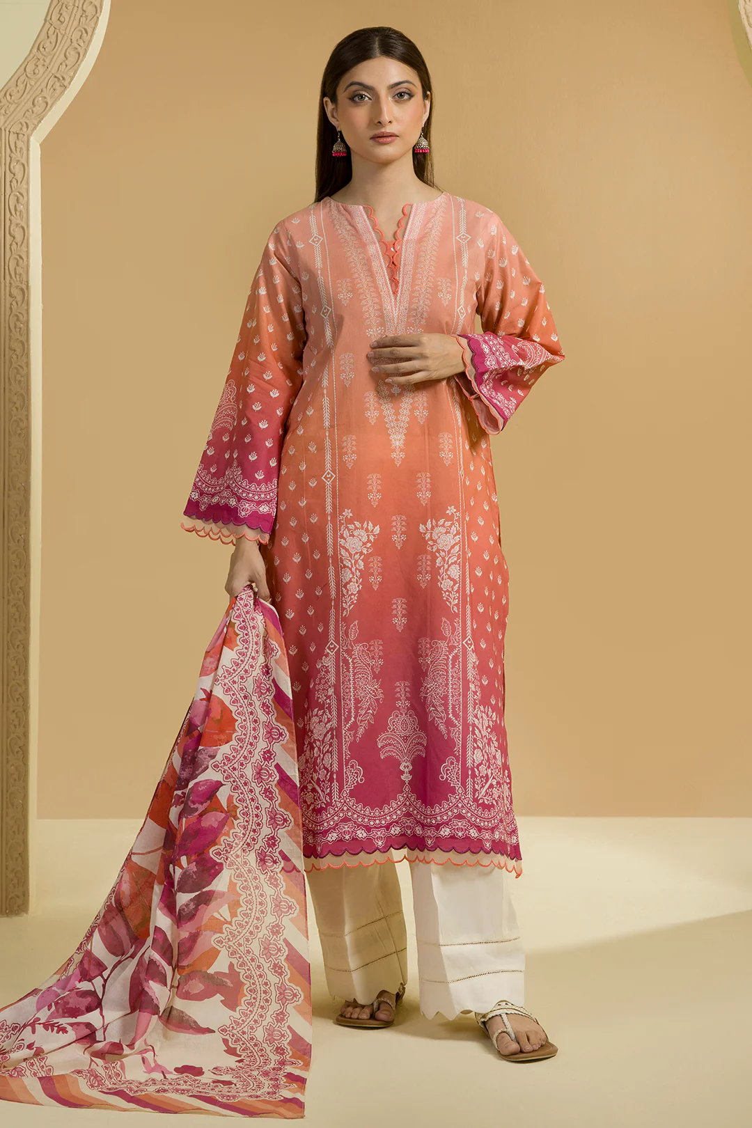 Shirt Dupatta - 5707 - Image 4
