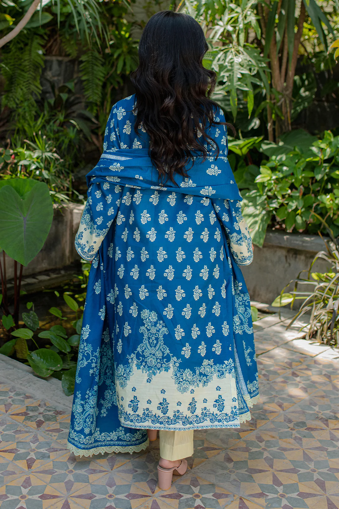 Embroidered Shirt Dupatta - 0264 - Image 5