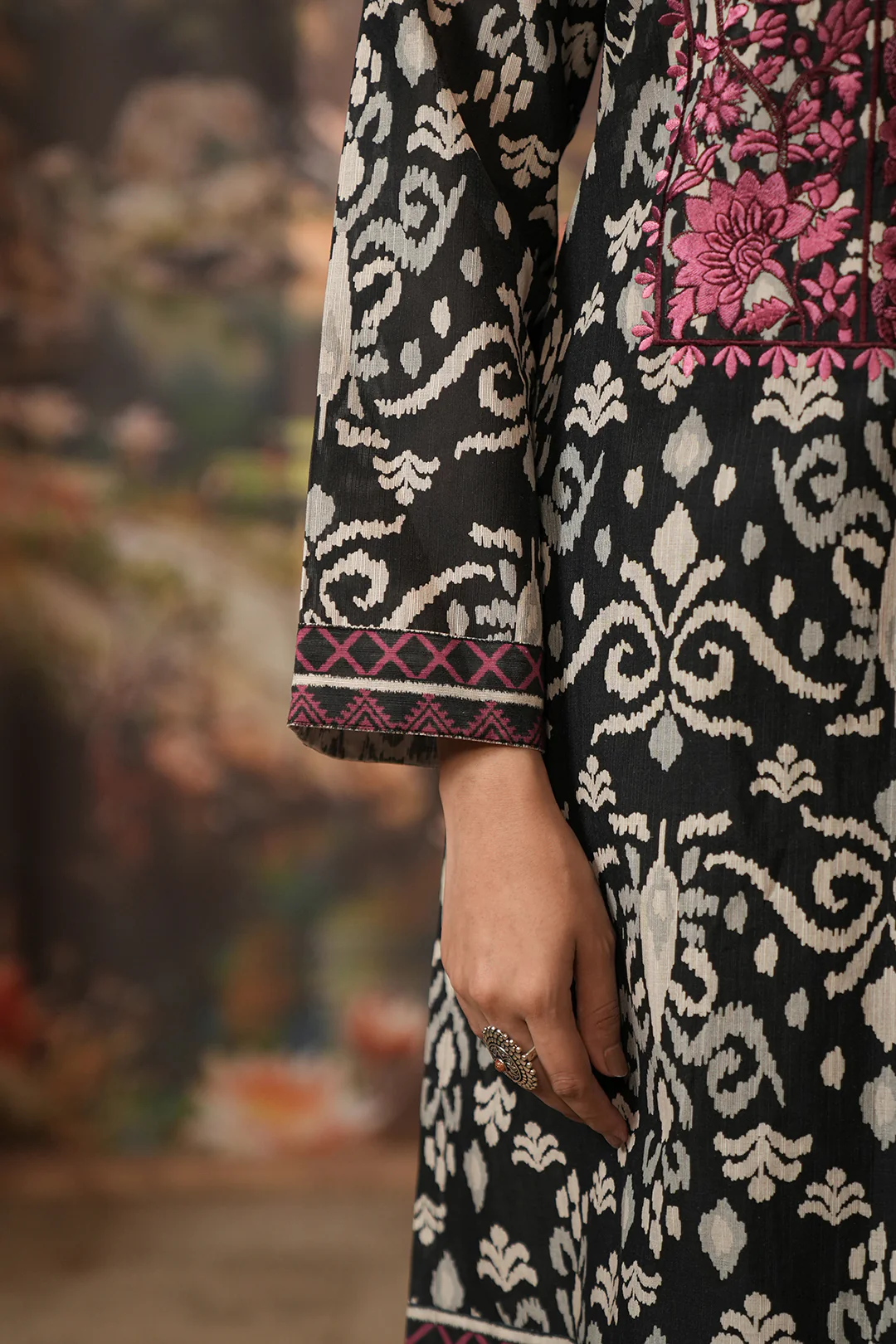 Embroidered Shirt Dupatta - 0348 - Image 3