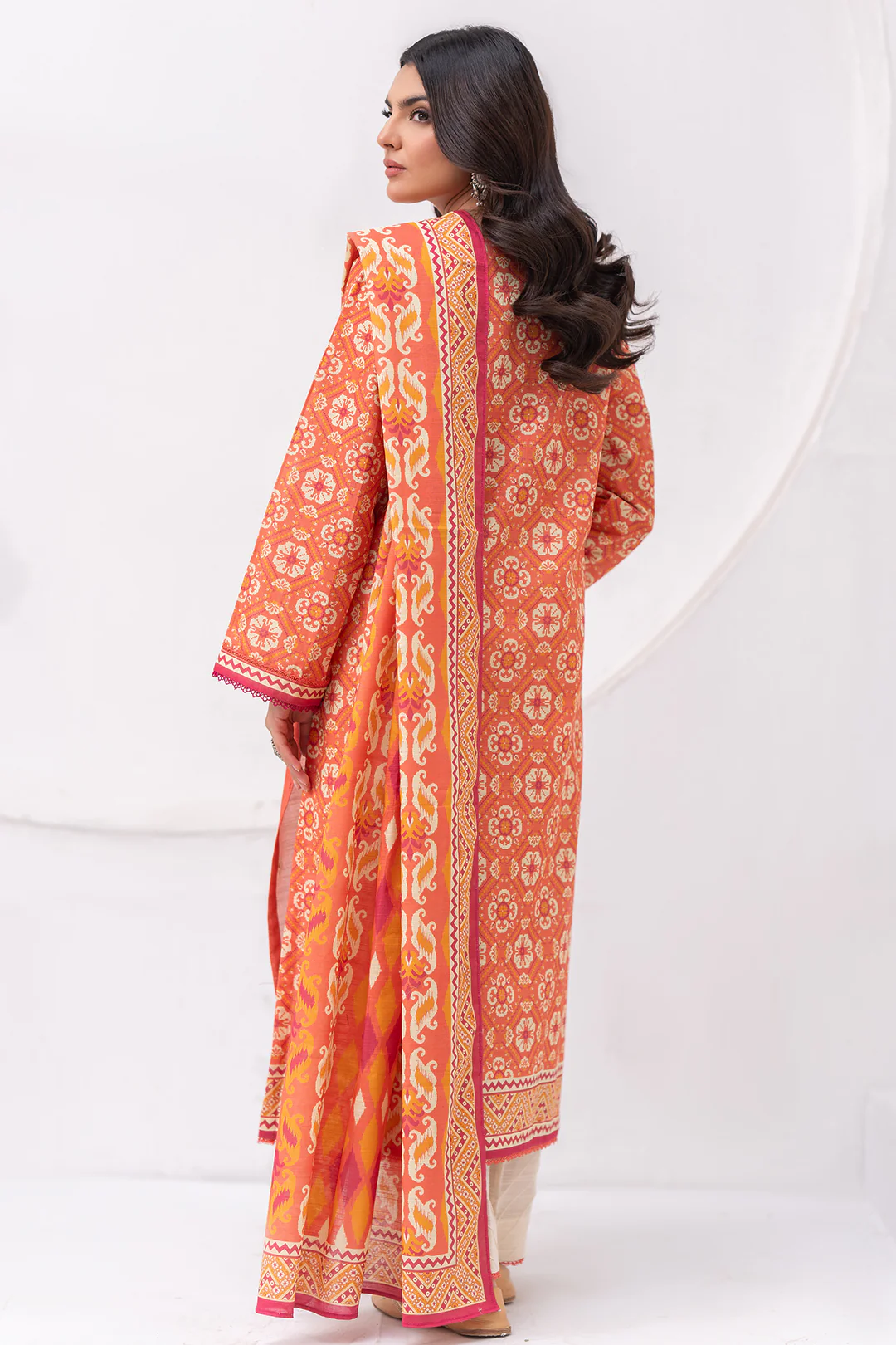 Embroidered Shirt Dupatta - 0560 - Image 5