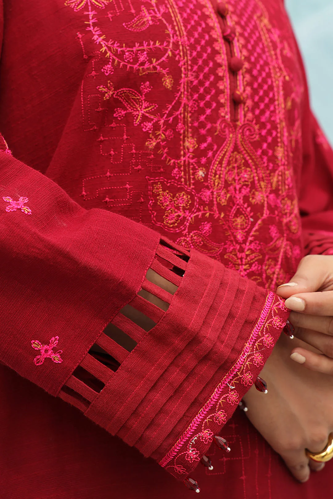 Embroidered Shirt Shalwar - 0664 - Image 4
