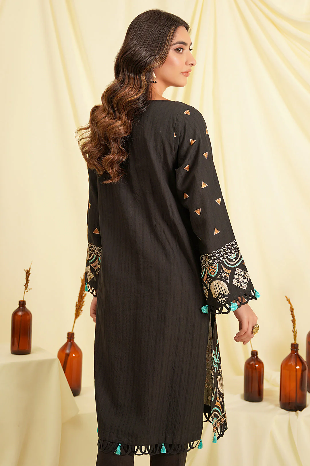 Embroidered Shirt Shalwar - 0707 - Image 5