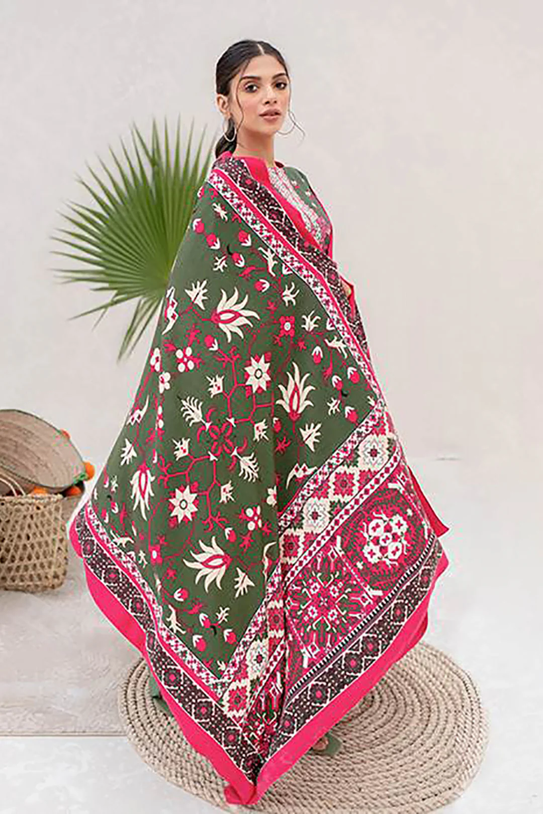 Embroidered Shirt Shalwar Dupatta - 0049