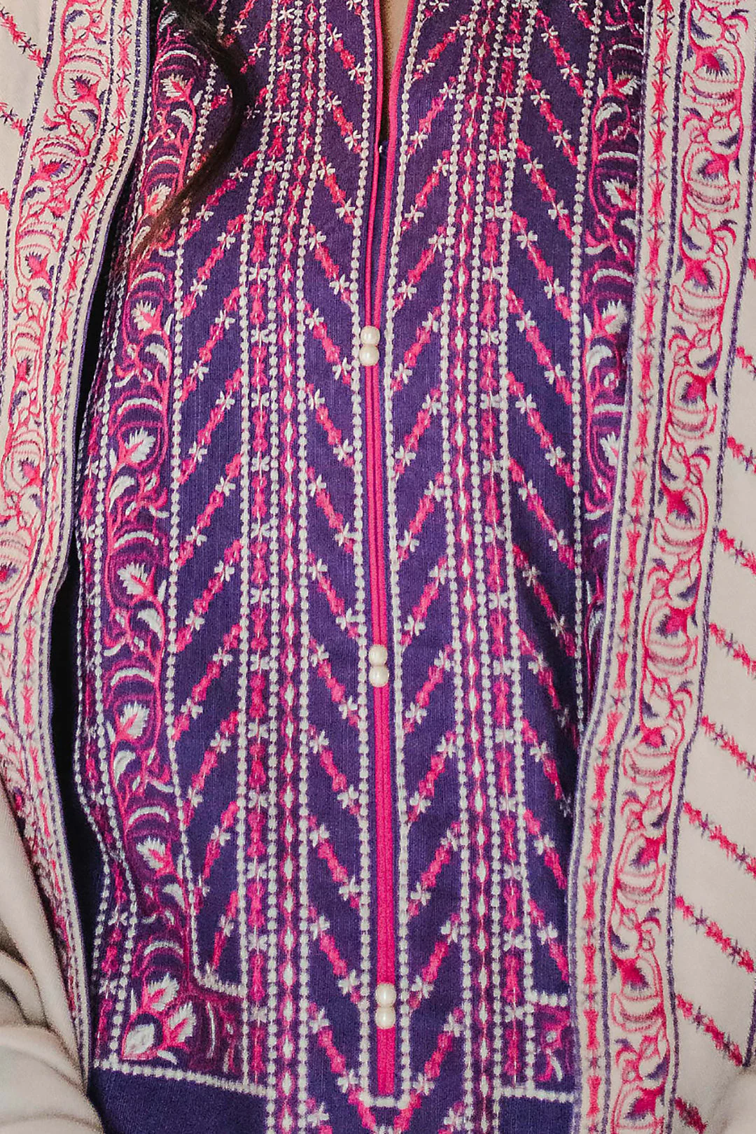 Embroidered Shirt Shalwar Dupatta - 0090 - Image 4
