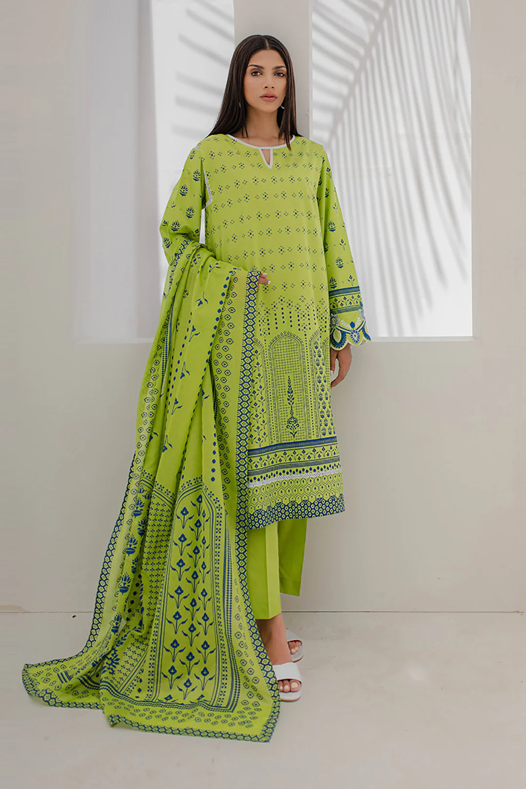 Embroidered Shirt Shalwar Dupatta - 0169