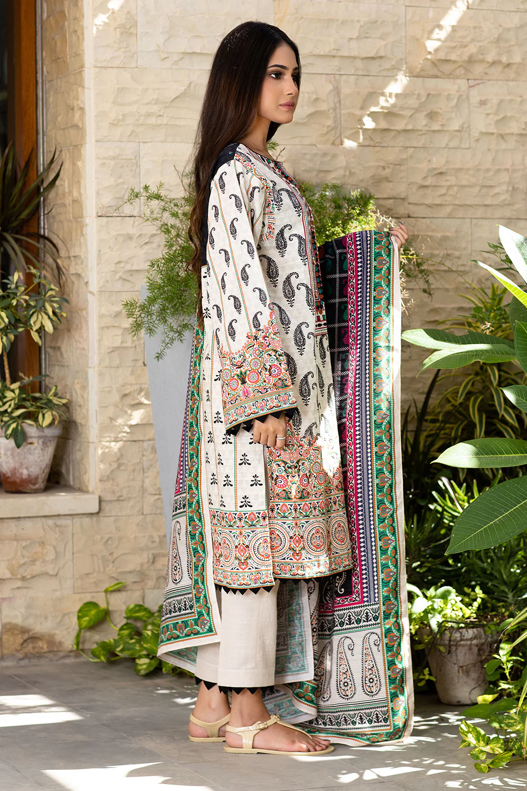 Shirt Shalwar Dupatta - 0304 - Image 3