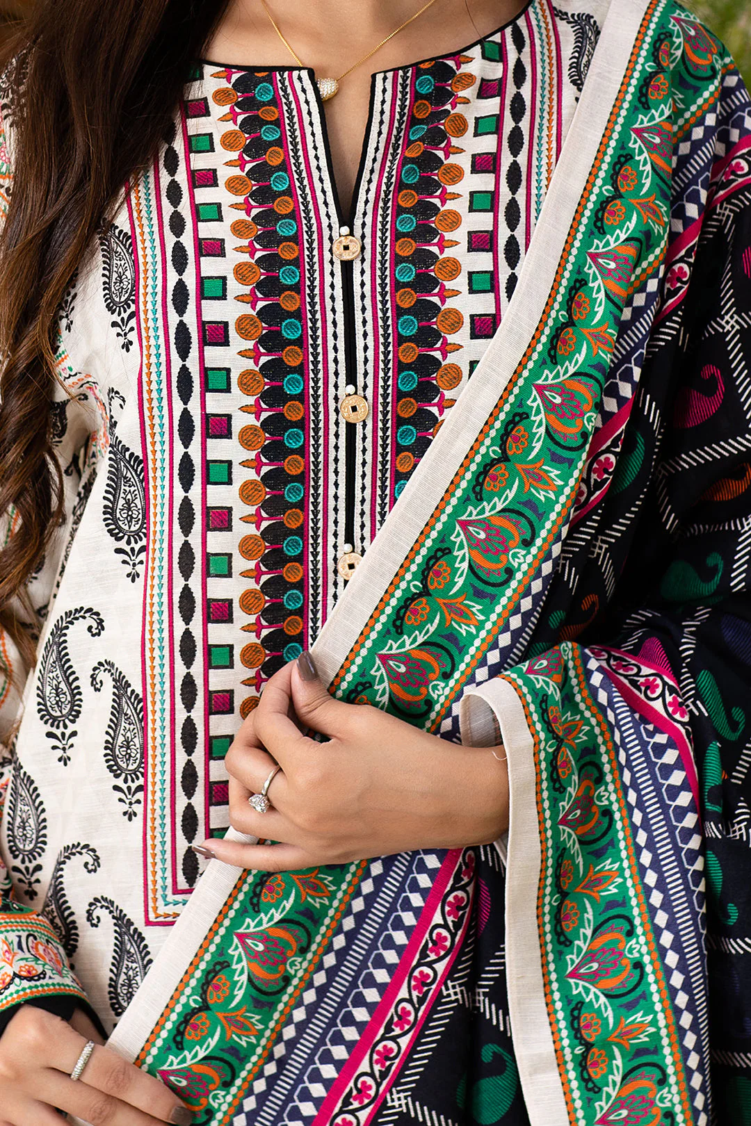 Shirt Shalwar Dupatta - 0304 - Image 4
