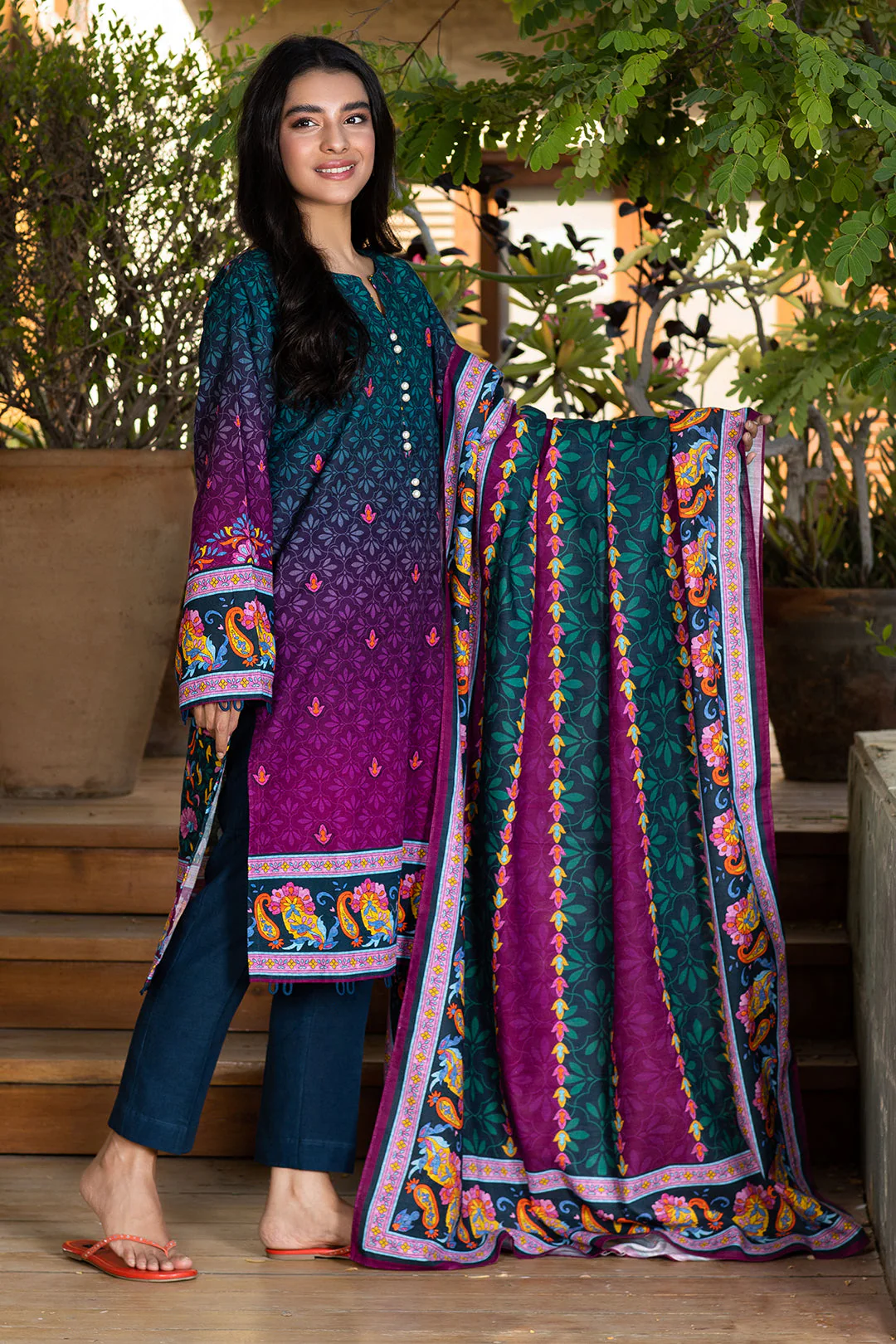 Shirt Shalwar Dupatta - 0315 - Image 3