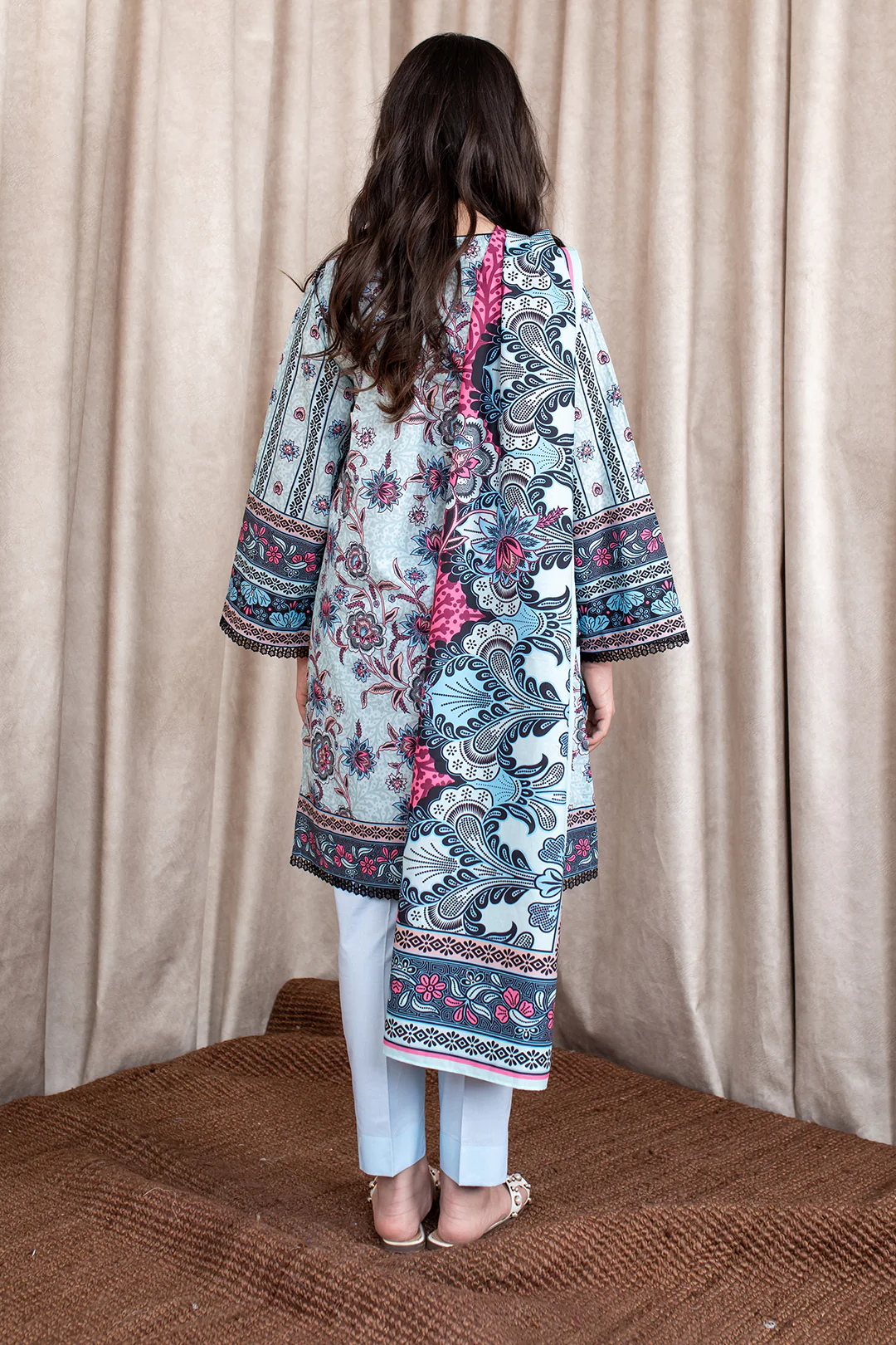 Shirt Shalwar Dupatta - 0343 - Image 5