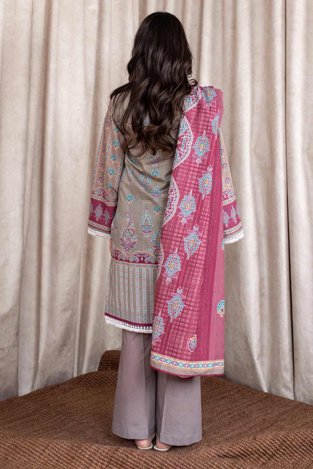 Shirt Shalwar Dupatta - 0344 - Image 5